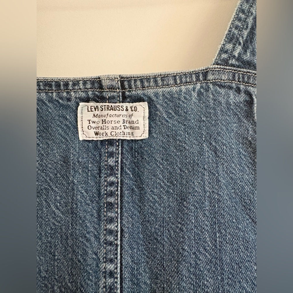 Levi’s Tico Denim Jumper Dress – Button Front – Size Small – NWT - Picture 9 of 13